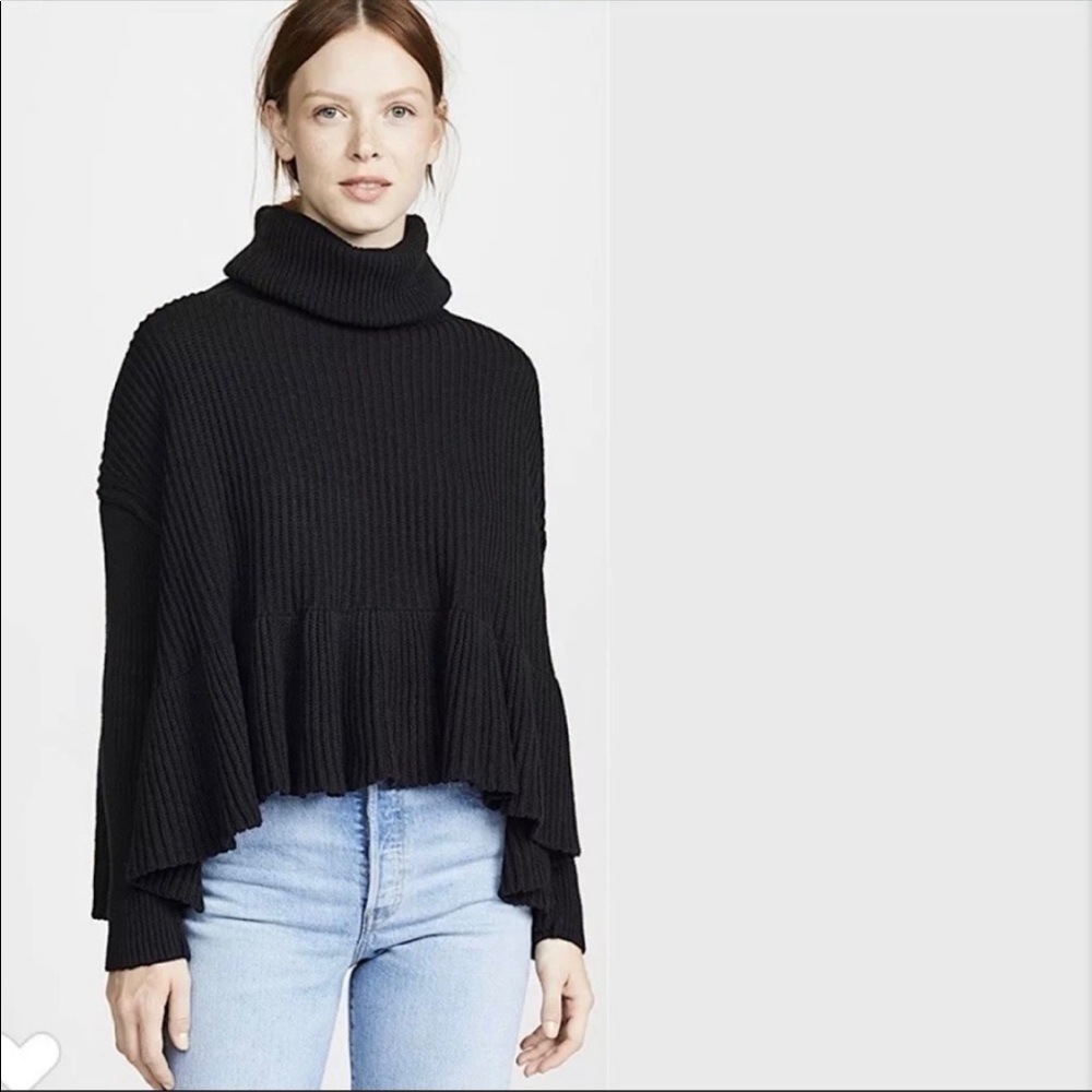 Free People Cowl Neck Sweater